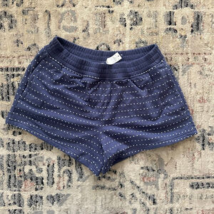Women's Aerie Blue White Polka Dot Shorts M